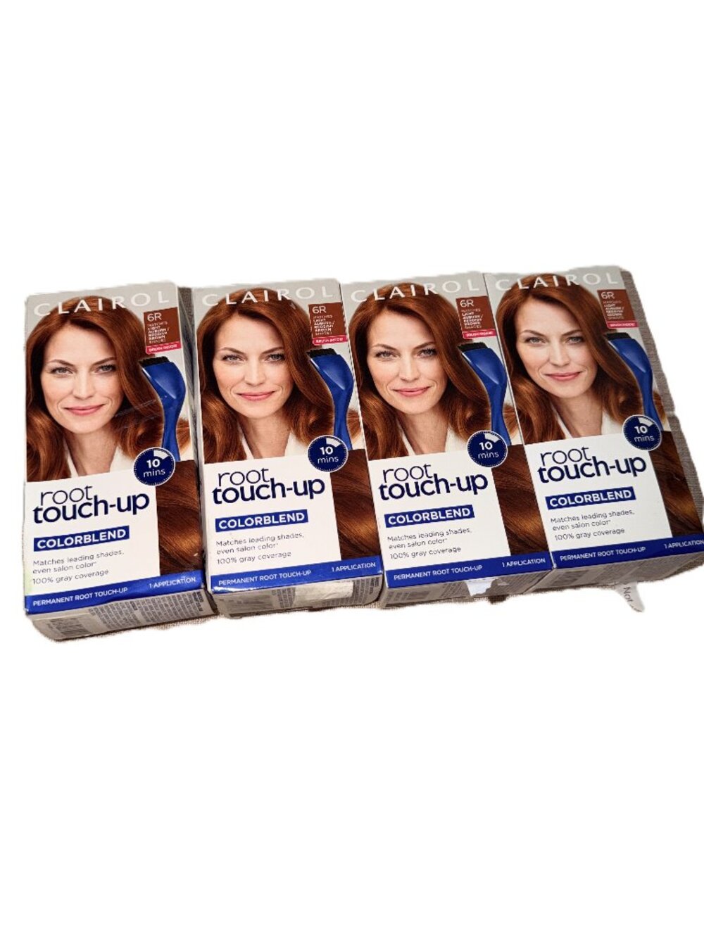 Clairol Root touch up 6R Light Auburn Reddish Brown Lot of 4